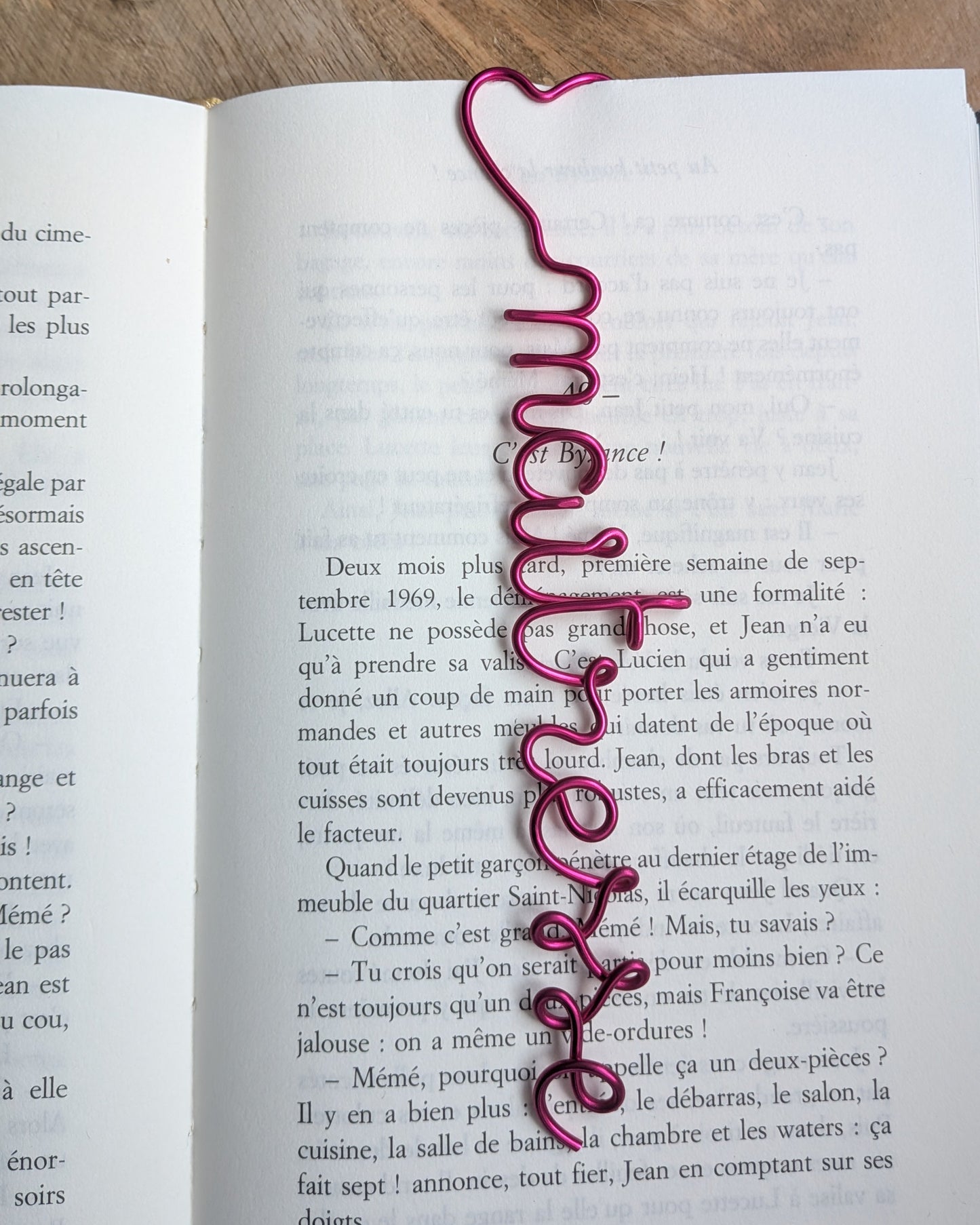 Marque pages personnalisé - cadeau maitresse - L'atelier de Boucle Piquée