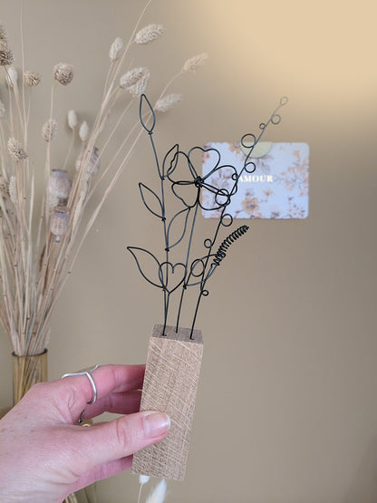 Décoration minimaliste - Bouquet éternel - L'atelier de Boucle Piquée