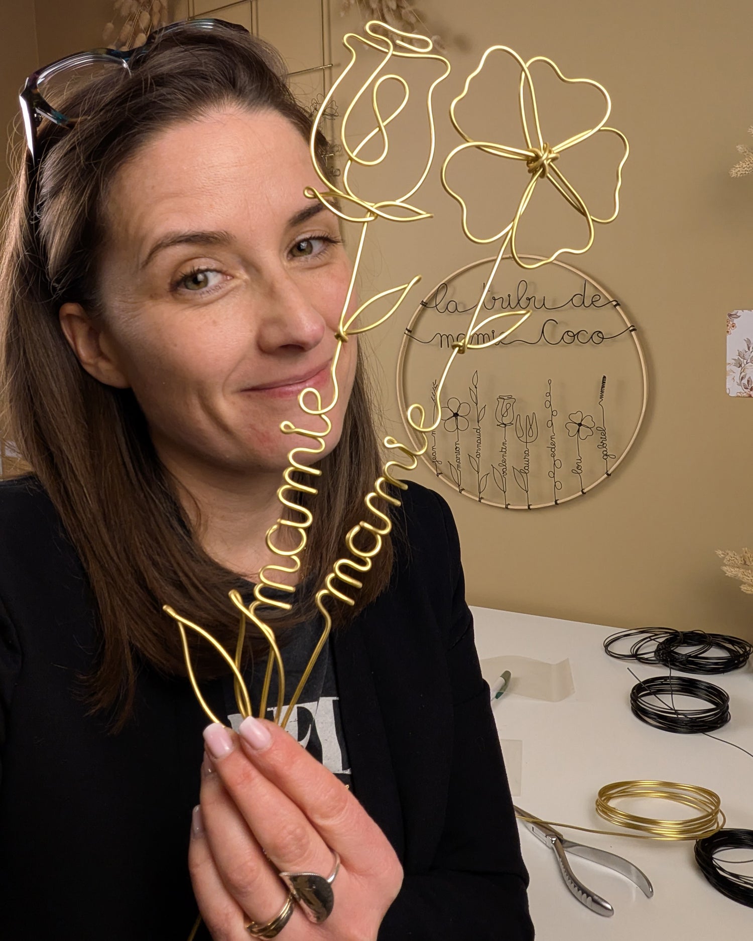 Maud -  A propos de l'atelier de Boucle Piquée : décorations minimalistes réalisées en Bretagne
